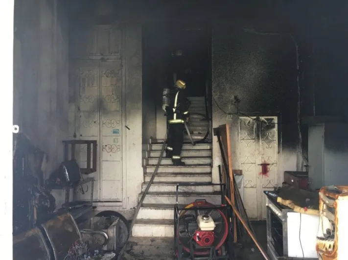 وفاة طفلة مواطنة اختناقاً بحريق منزل في الورقاء