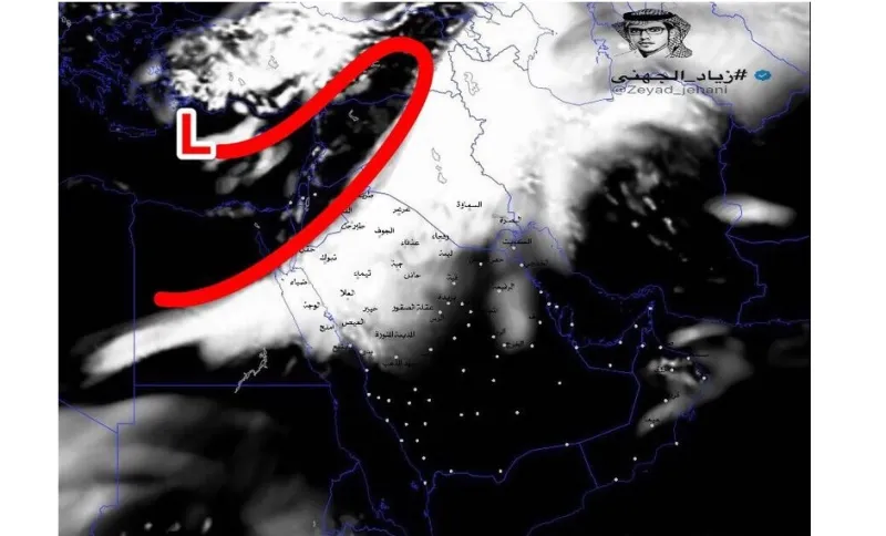 الجهني بعد 36 ساعة تستقبل مناطق عدة حالة ماطرة وأخرى مثيرة للغبار وهذه تفاصيلها