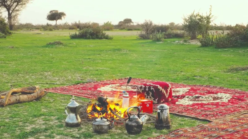 فيديو|روضة خريم مقر للإستجمام يقصده خادم الحرمين