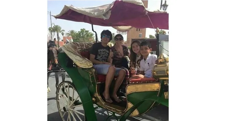 مدينة مراكش تستقبل أم كريستيانو رونالدو وابنه  صور