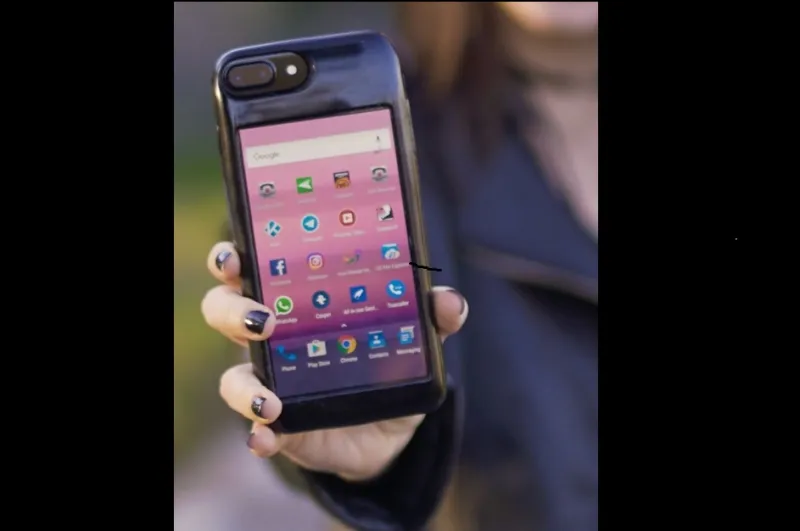 «Eye».. كفر حماية للآيفون مع هاتف أندرويد بالخلف