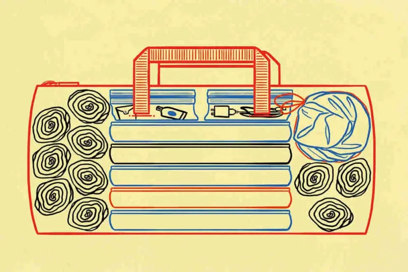 تكره توضيب الحقائب؟ تعلم الطرق العسكرية لحزمها بدقة وسرعة