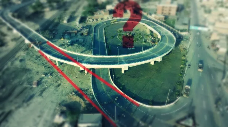 سر تصميم كوبري في باكستان بهذا الشكل