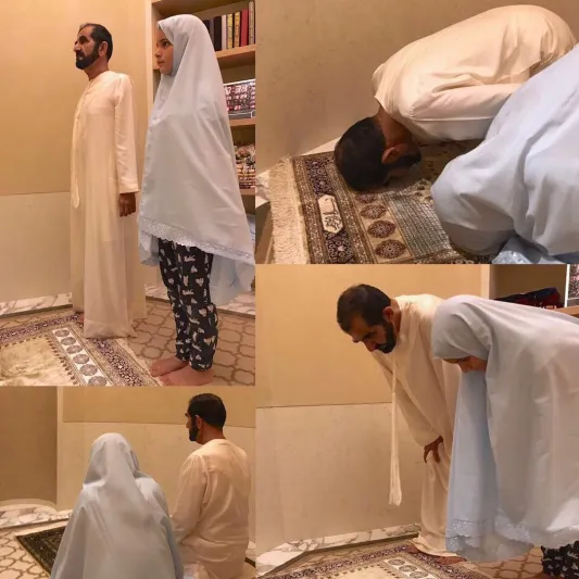 صور|سر صورة محمد بن راشد مع الجليلة