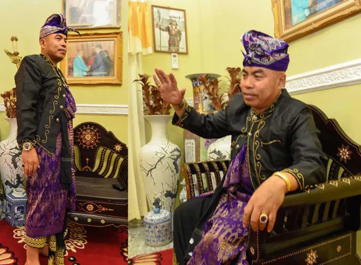 ملك جزيرة لومبوك يمتلك خاتم سليمان