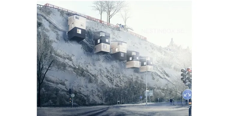 اكتشف المنازل التي تشبه أقفاص العصافير في السويد