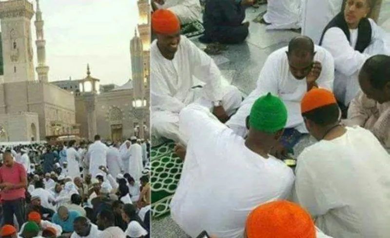 سودانيون يلعبون «الليدو» بساحات المسجد النبوي