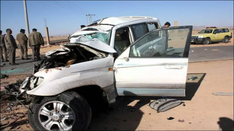 فيديو|مصير قائد السيارة الذي تعرض لحادث بطريق عرفات بالرياض