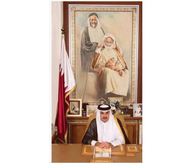 جدارية تميم غُيّب الجد من شجرة العائلة بانقلاب عسكري