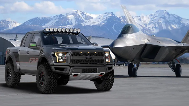 فورد F150 رابتور.. سيارة مستوحاة من الطائرات الحربية (صور)