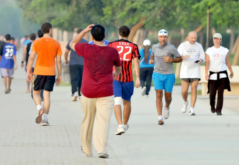 شاهد| مفاجأة سارة لمحبي رياضة المشي في الرياض