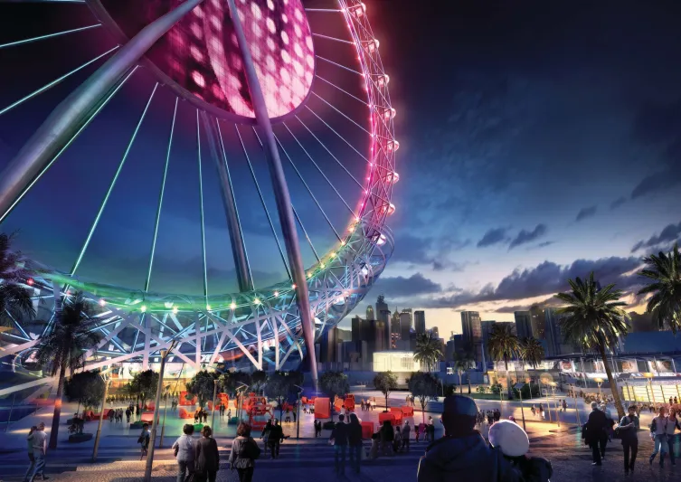 «عين دبي» العجلة الدوارة الأكبر في العالم