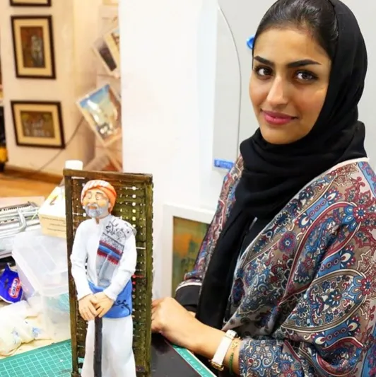 «جدو سرحان»  أول أعمالها ..تعرف علي نورة جوهري صاحبة الأنامل الذهبية 