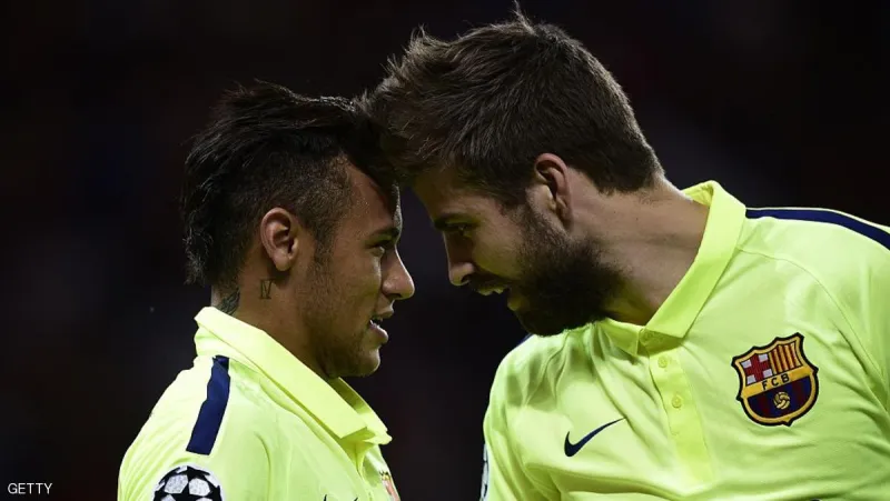 بيكيه يكشف مخطط رحيل نيمار