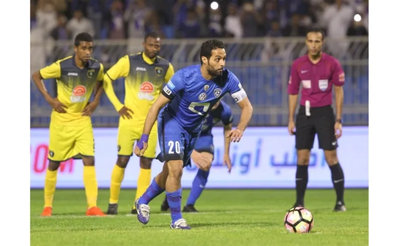 رقم مميز حققه ياسر القحطاني في مباريات الهلال والتعاون