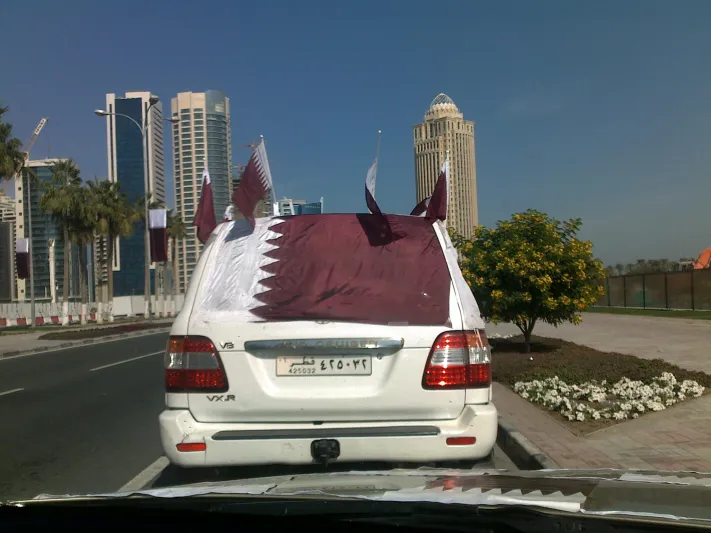 فيديو|استقبل مواطن سعودي الاشقاء القطريين 