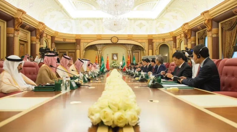 بالصور ولي العهد ونائب رئيس الصين يرأسان اجتماع اللجنة المشتركة بالصور ولي العهد ونائب رئيس الصين يرأسان اجتماع اللجنة المشتركة