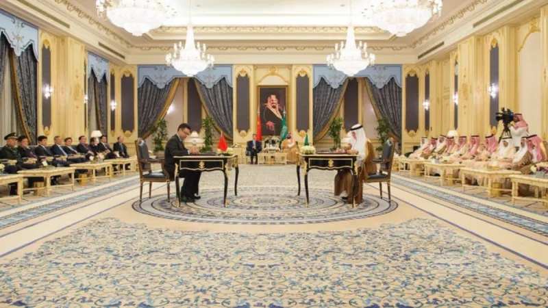بالصور ولي العهد ونائب رئيس الصين يرأسان اجتماع اللجنة المشتركة بالصور ولي العهد ونائب رئيس الصين يرأسان اجتماع اللجنة المشتركة