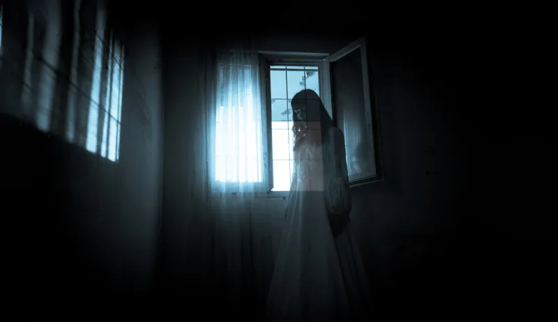 شاهد| شخص يصور فيديو لشبح يفتح نافذة منزله