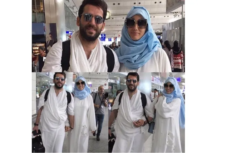 مراد يلديريم وزوجته إيمان الباني يتوجهان لأداء مناسك الحج