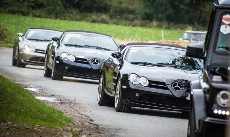 شاهد بالصور نادي خاص لمالكي «مرسيدس بنز SLR مكلارين »المميزين 