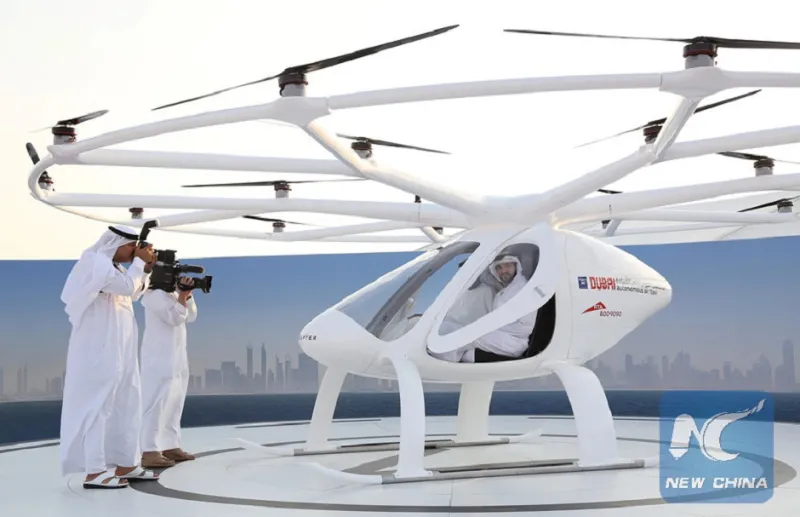 التاكسي الطائر.. سيصبح واقعا في دبي قريبا ! 