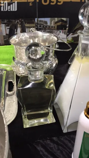 أول معرض للأدوات المستخدمة في غسل الكعبة المشرفة