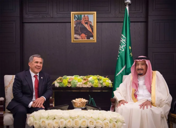 خادم الحرمين يستقبل رؤساء تتارستان وأنغوشيا والشيشان