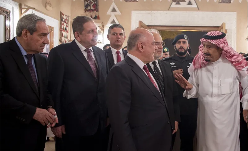 خادم الحرمين يستقبل رئيس وزراء جمهورية العراق