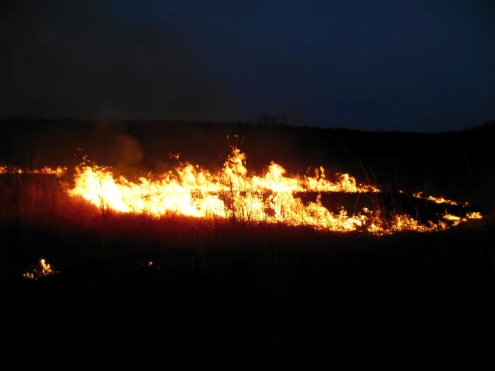 فيديو| نيران تشتعل من باطن الأرض في الصين منذ 59 عاماً