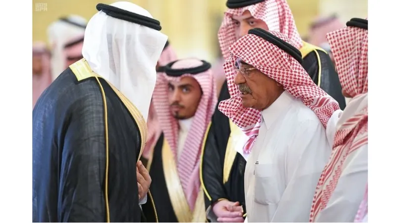 الأميران أحمد ومقرن بن عبدالعزيز يؤديان صلاة الميت على نائب أمير عسير ومرافقيه