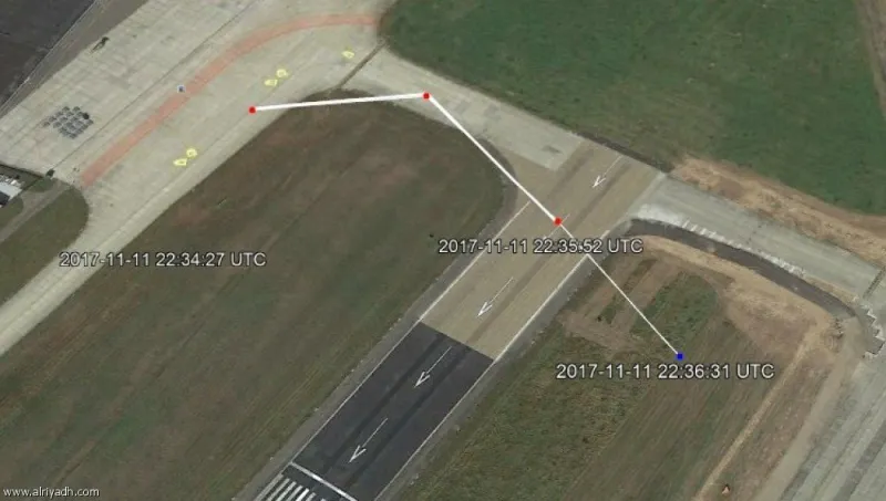 طائرة تابعة لـ«السعودية» تخرج من مدرج مطار ماستريخت الهولندي 