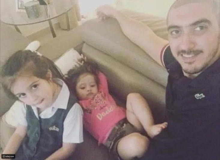 صور عفوية ونادرة للقيصر كاظم الساهر مع أولاده وأحفاده