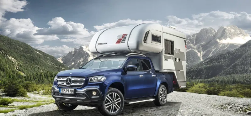 مرسيدس تكشف عن سيارتها الجديدة لرحلات التخييم ! (فيديو) 