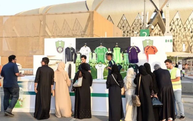 شاهد| حدث تاريخي لأول مرة بتاريخ المملكة في لقاء #الأهلي_الباطن 