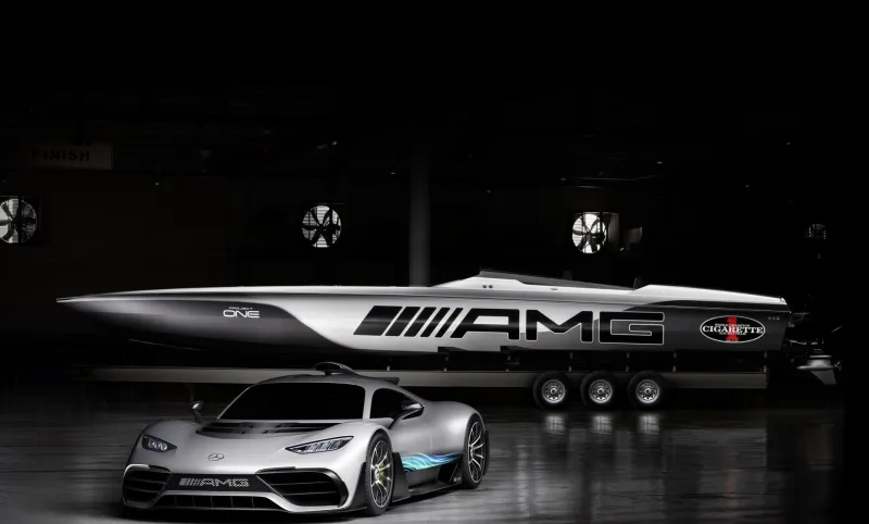 شاهد| قارب «مرسيدس»الجديد.. بقوة 3,100 حصان ومستوحى من «بروجيكت ون»