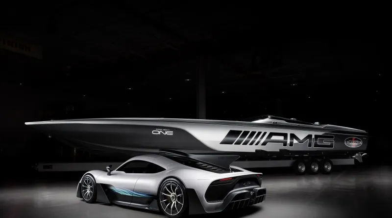 شاهد| قارب «مرسيدس»الجديد.. بقوة 3,100 حصان ومستوحى من «بروجيكت ون»