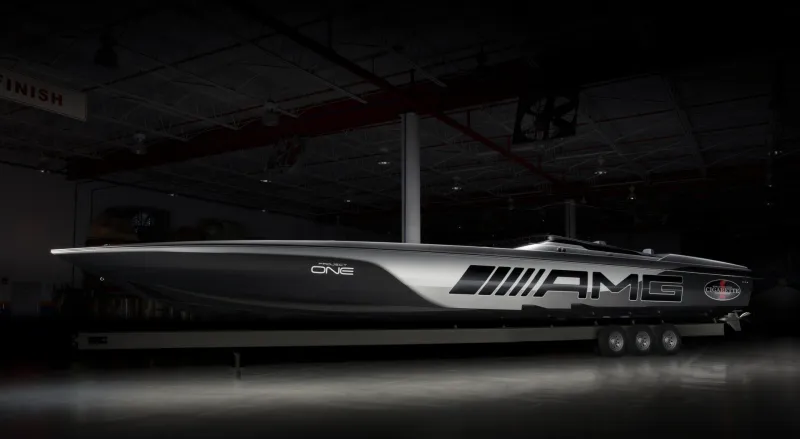 شاهد| قارب «مرسيدس»الجديد.. بقوة 3,100 حصان ومستوحى من «بروجيكت ون»