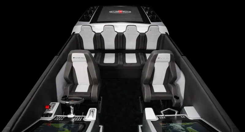 شاهد| قارب «مرسيدس»الجديد.. بقوة 3,100 حصان ومستوحى من «بروجيكت ون»