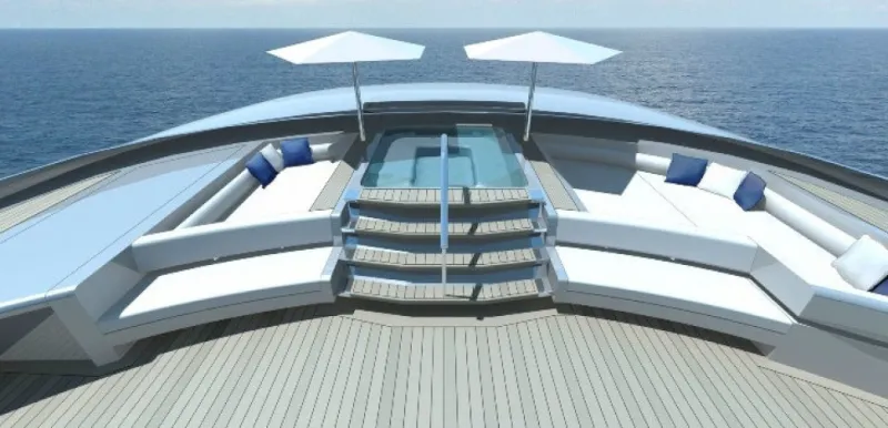 بقيمة 45 مليون دولار .. أكبر يخت صيني مكون من ستة طوابق (فيديو)