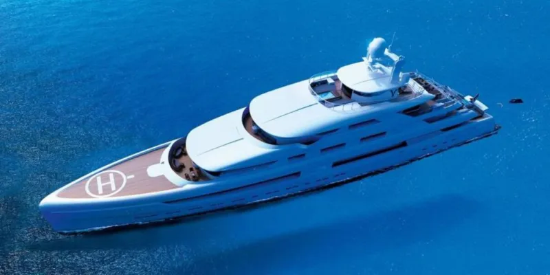 بقيمة 45 مليون دولار .. أكبر يخت صيني مكون من ستة طوابق (فيديو)