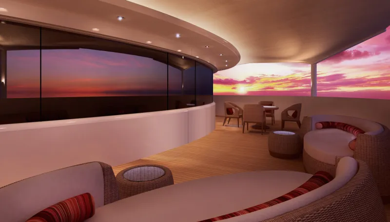 بقيمة 45 مليون دولار .. أكبر يخت صيني مكون من ستة طوابق (فيديو)