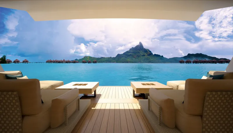 بقيمة 45 مليون دولار .. أكبر يخت صيني مكون من ستة طوابق (فيديو)