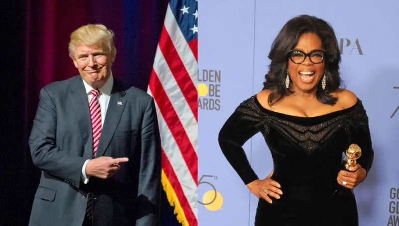  ترامب : أوبرا غير واثقة من نفسها وأتمنى منافستها على الرئاسة 