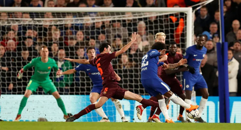 ملخص و أهداف مباراة برشلونة وتشيلسي في دوري الأبطال (فيديو) 