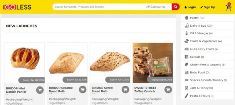 موقع جديد لبيع المواد الغذائية بالجملة في الإمارات