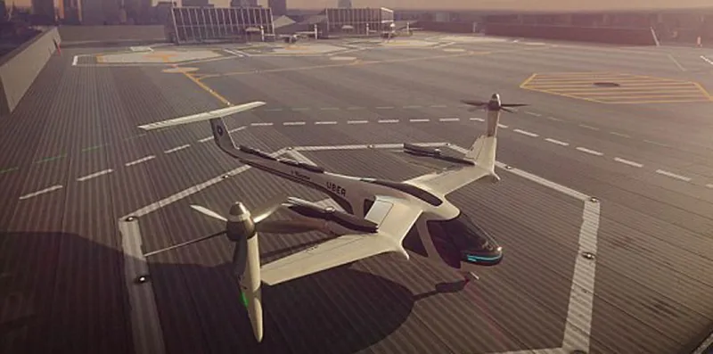 شاهد| تاكسي أوبر من الأرض إلى السماء 