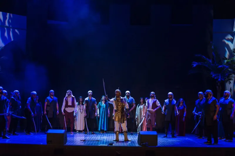 «عنتر وعبلة» أول عرض أوبرا في تاريخ السعودية (فيديو)