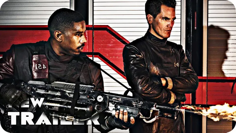 «مايكل جوردان » إطفائي بمهمة لاستعادة إنسانيته في «Fahrenheit 451» (فيديو)