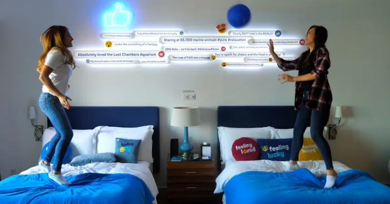 إطلاق أول جناح فندقي للتواصل الاجتماعي في العالم (صور)